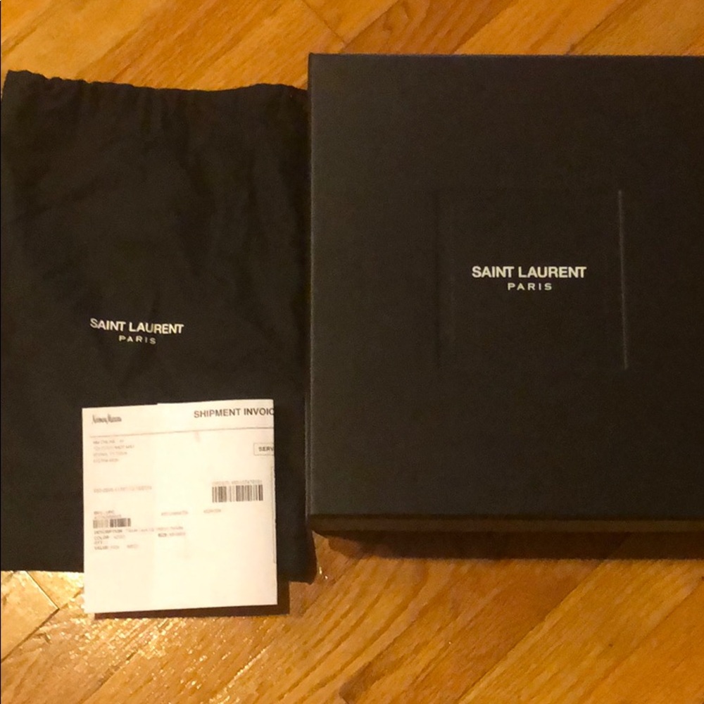 Saint Laurent Tribute Lace-Up 135mm Sandal Size 38 - Picture 6 of 8